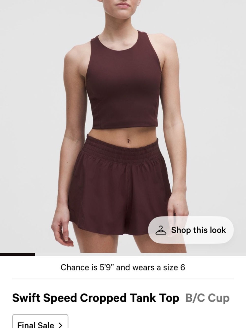 lululemon athletica Women's Athletic Shorts - Maroon